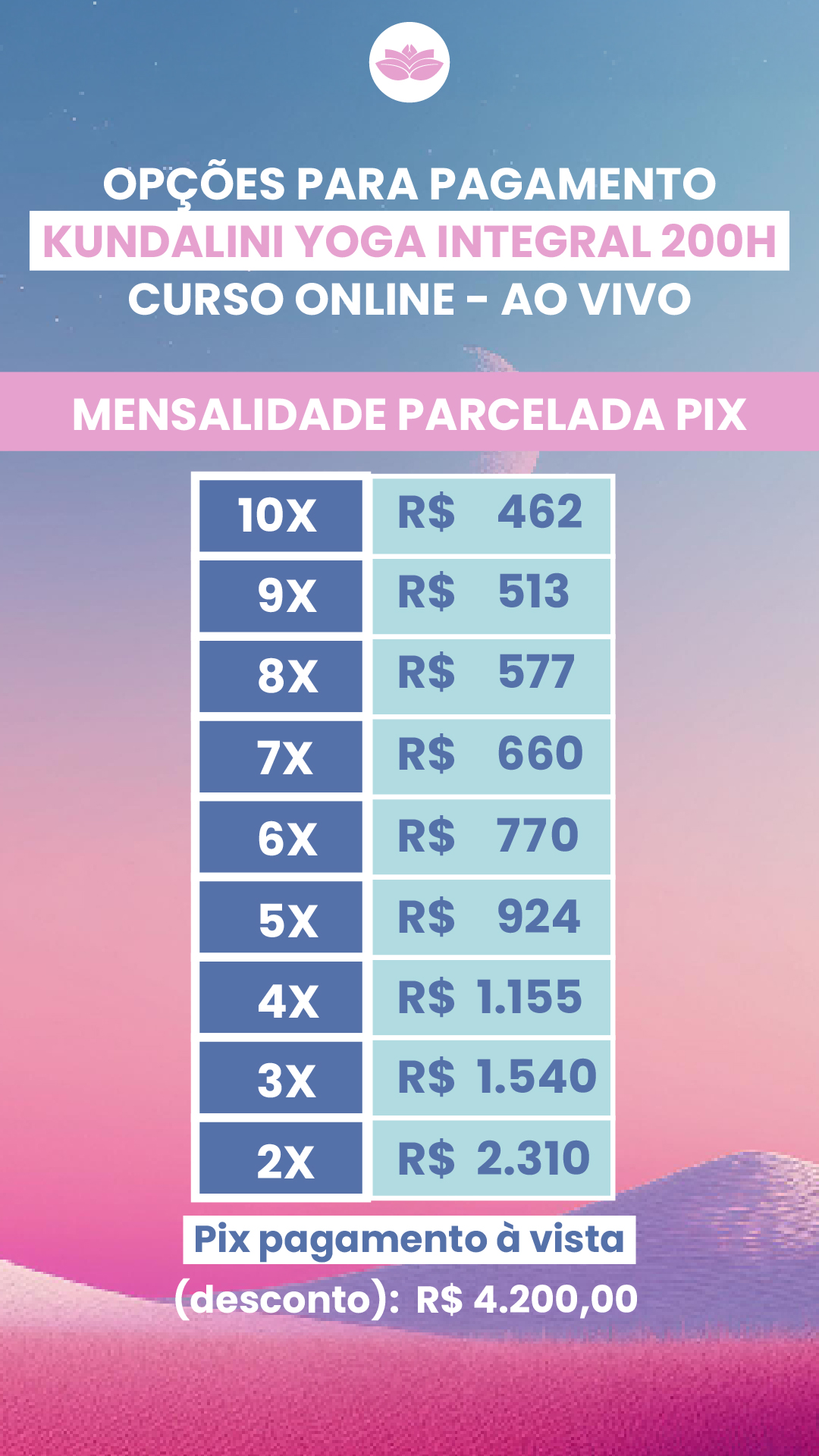 Parcelamento em PIX